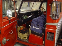  So this is going to be a one-man vehicle then once all the chainsaw gear is loaded up....